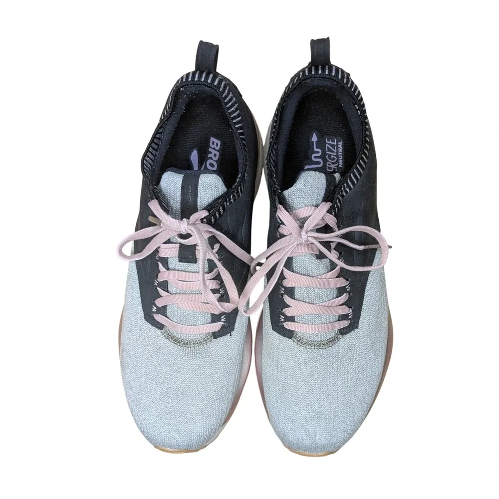 Brooks‎ Ricochet Running Shoes Women's US 11 Gray Black Pink Athletic